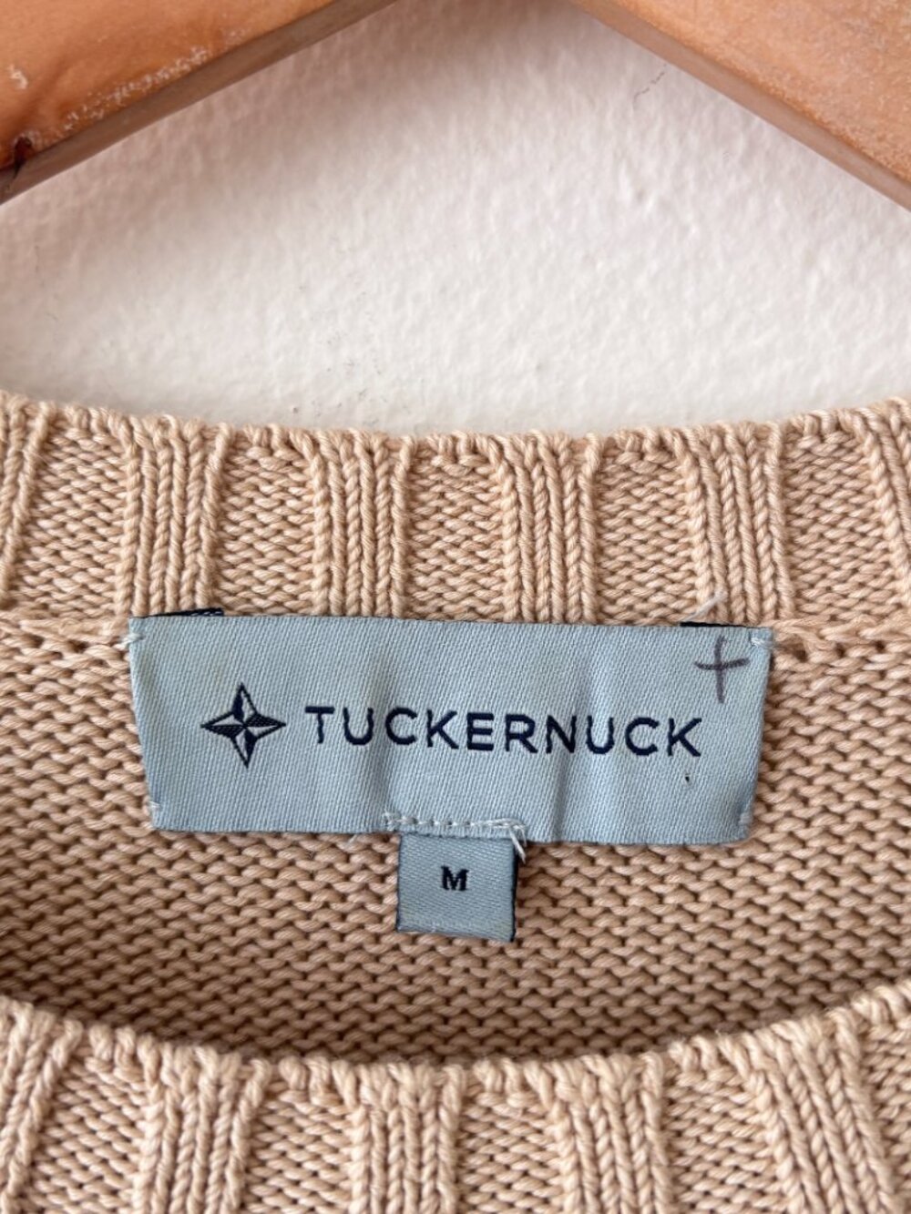 Tuckernuck Miss Daisy Floral Crewneck Knit Sweater in Tan - Picture 8 of 8